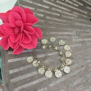 Beautiful coin anklet